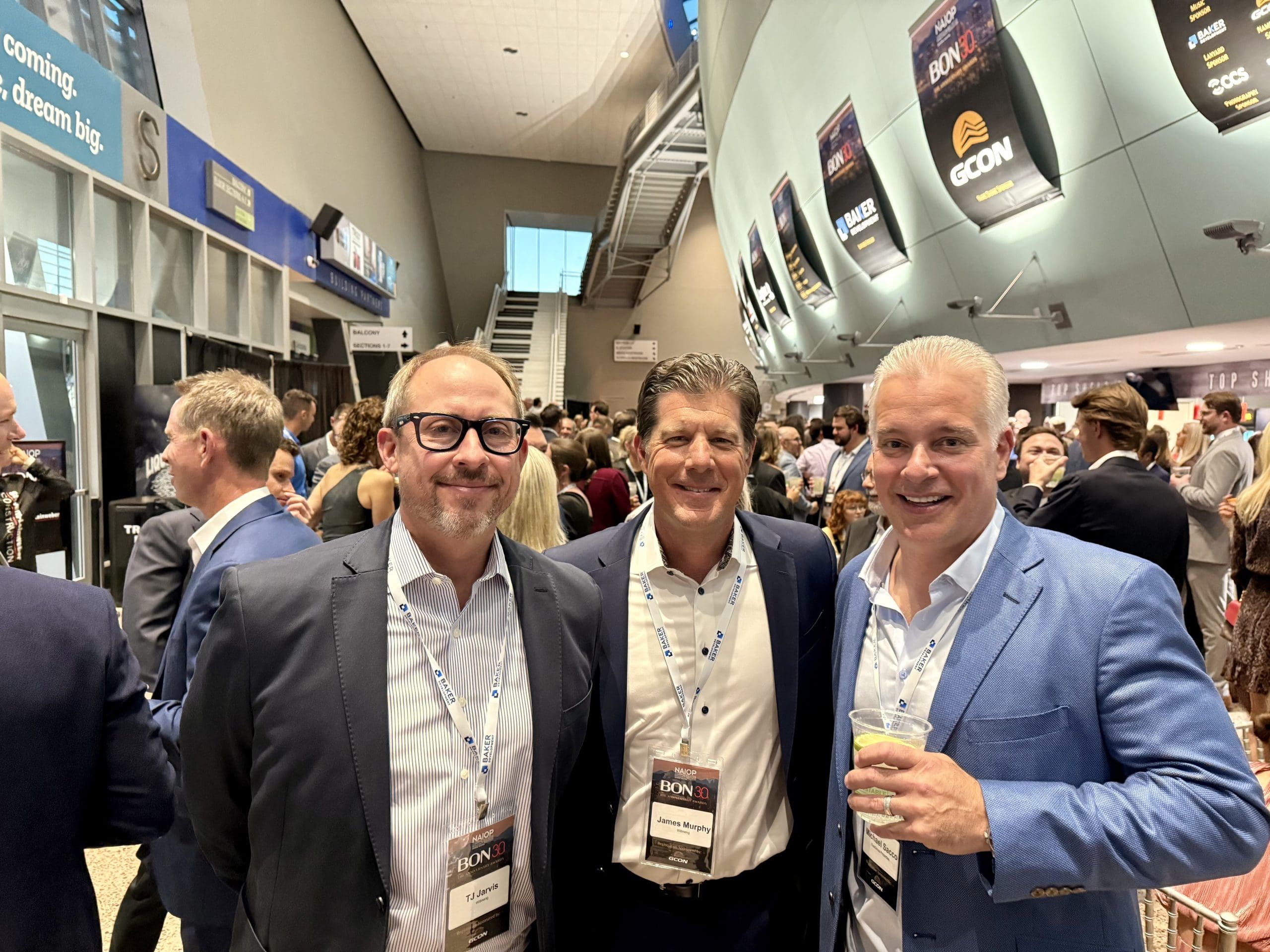 James Murphy, Tom Jarvis and Mike Sacco at Best of NAIOP